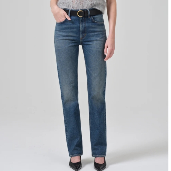 Citizens Of Humanity Zurie Jeans Straight Leg Size 23 - Picture 1 of 15